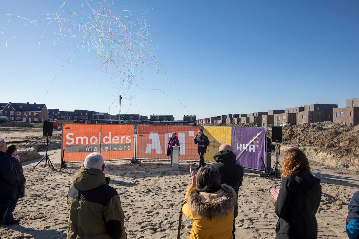 Bouw levensloopbestendige woningen Frisiusschans gestart!