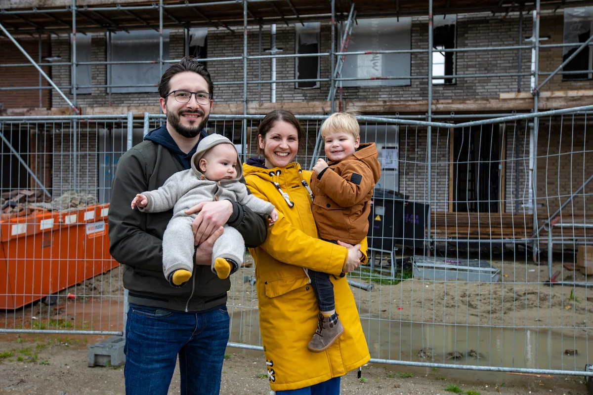 ‘De woningen van Vinkentouw zijn ideaal voor een jong gezin zoals wij’