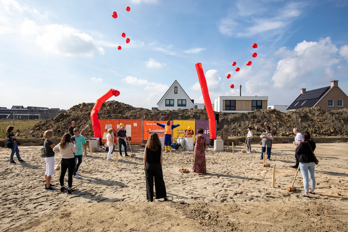 Start bouw hoek- en tussenwoningen Apollovlinder