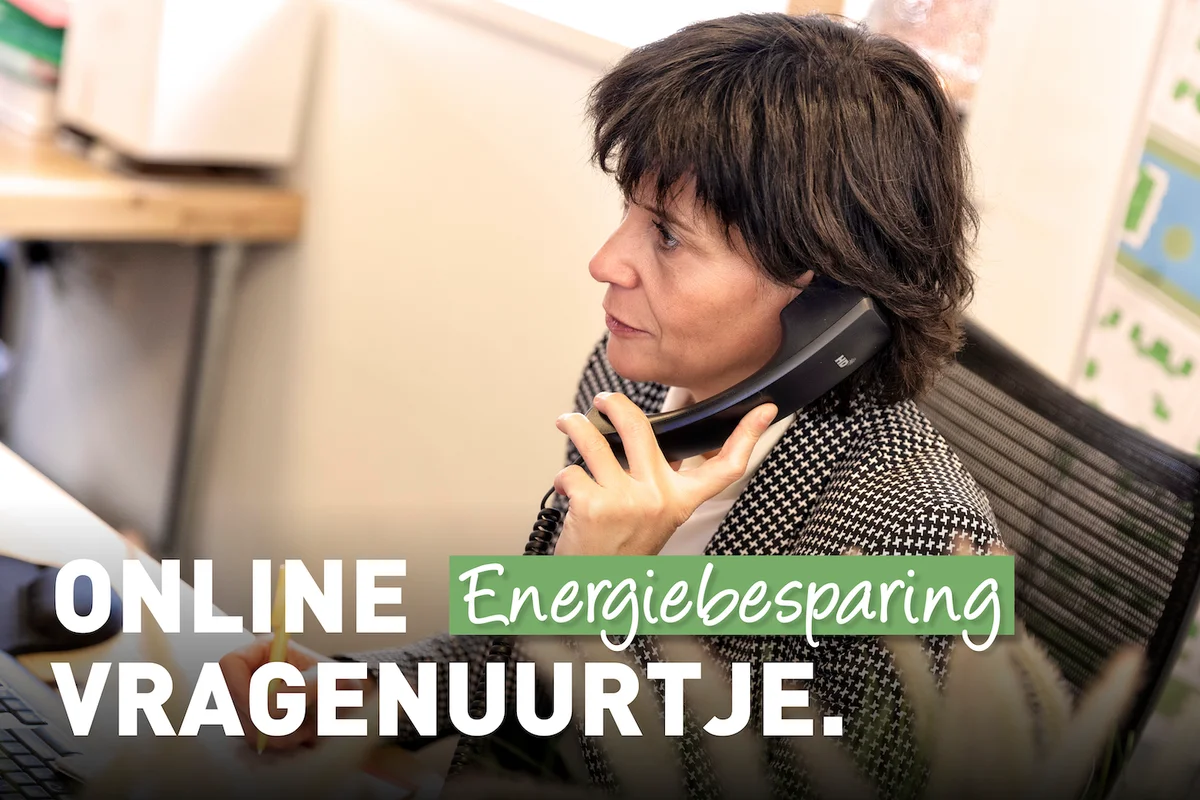 23 november: vragenuurtje energiebesparing