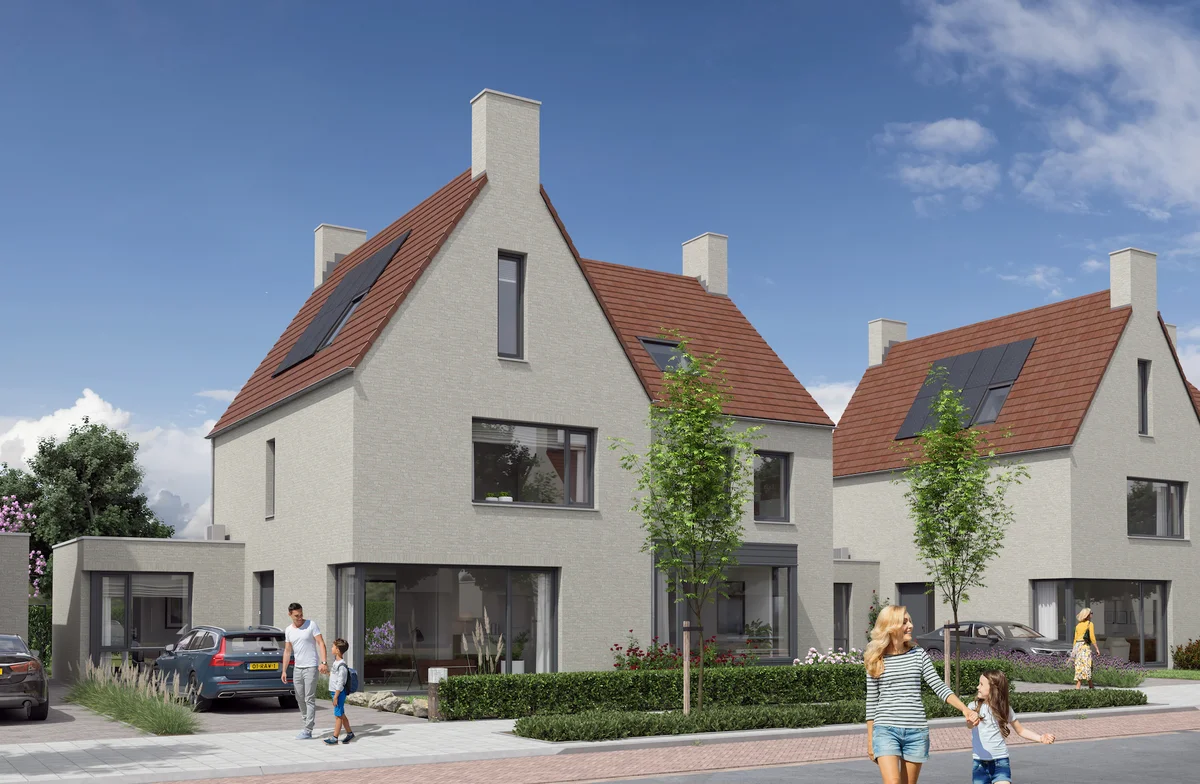 Nieuw project: 14 twee-onder-een-kapwoningen Strandbroeders