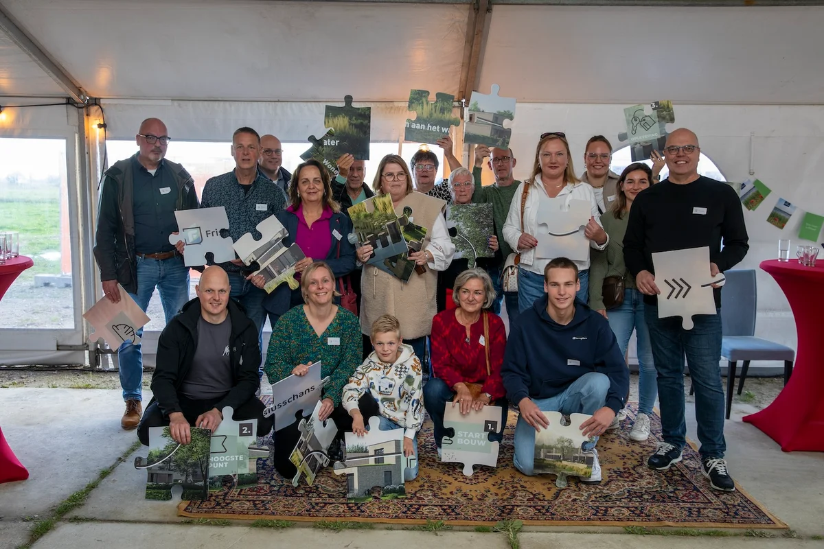 Feestelijke start bouw 3 projecten